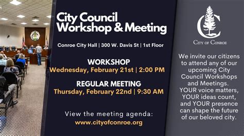 city of conroe council meetings